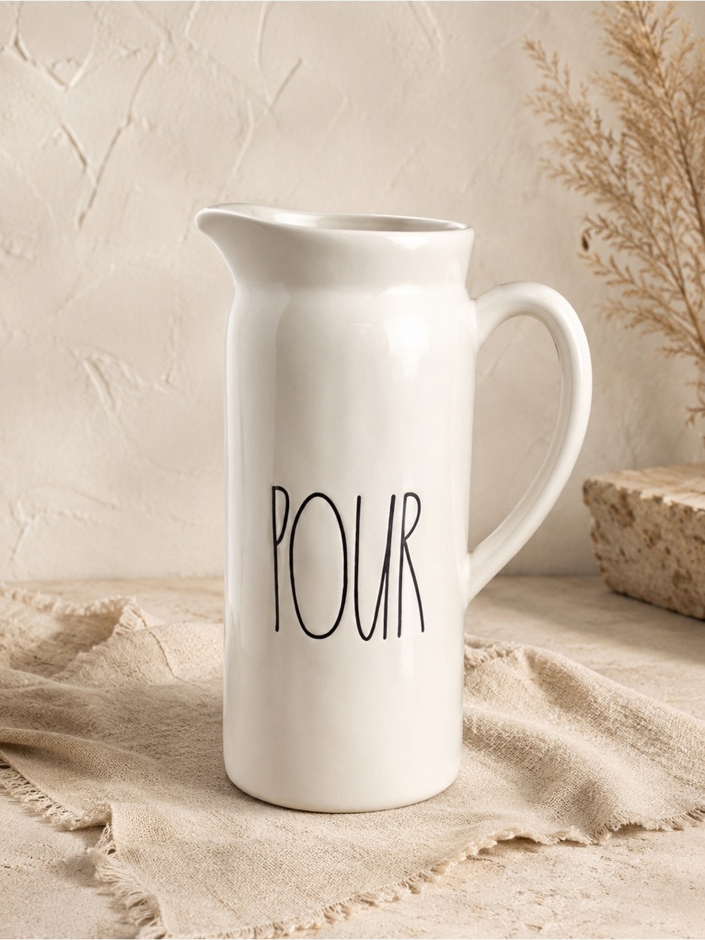 Rae Dunn Pour Pitcher‎ LL Farmhouse Kitchen Dining Decor